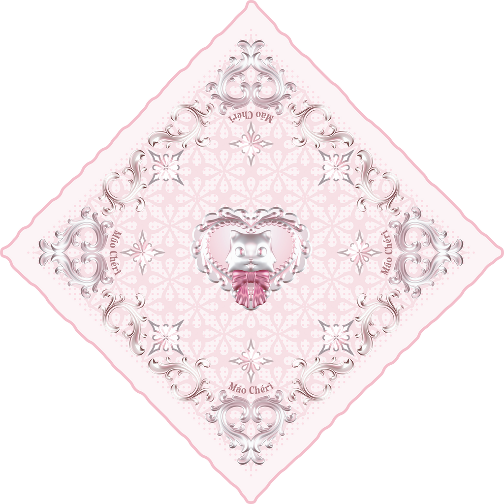 Māo Chēri Silk Scarf