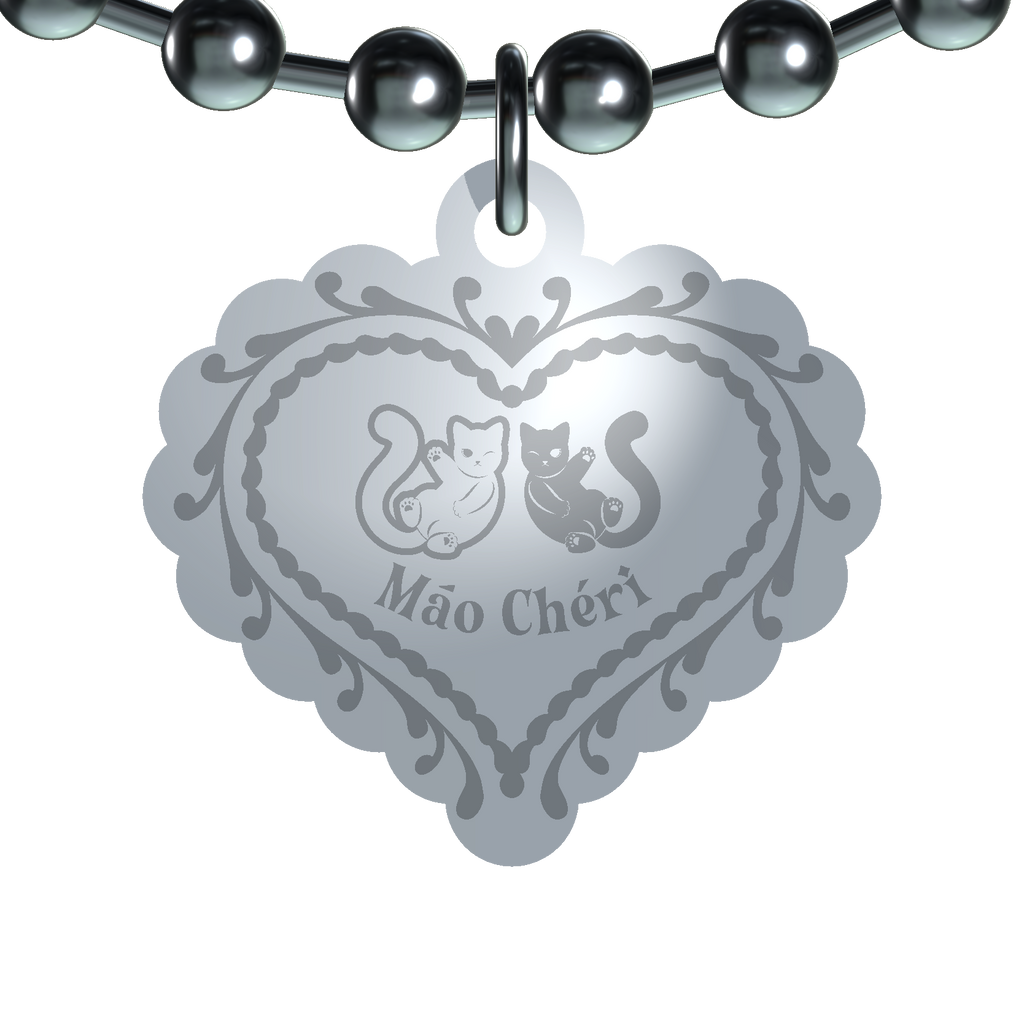Ball Chain Logo Necklace